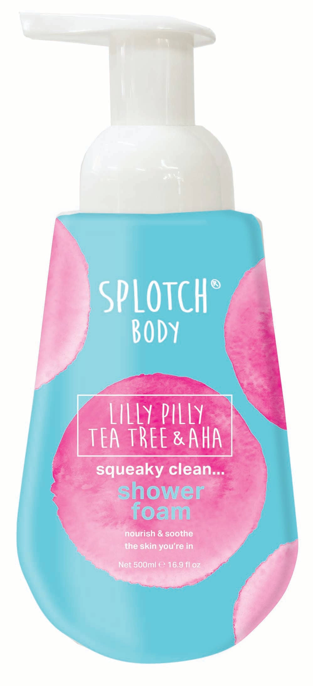 Splotch Body Squeaky Clean Shower Foam