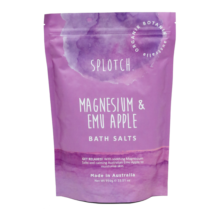 SPLOTCH BODY MAGNESIUM AND EMU APPLE BATH SALTS