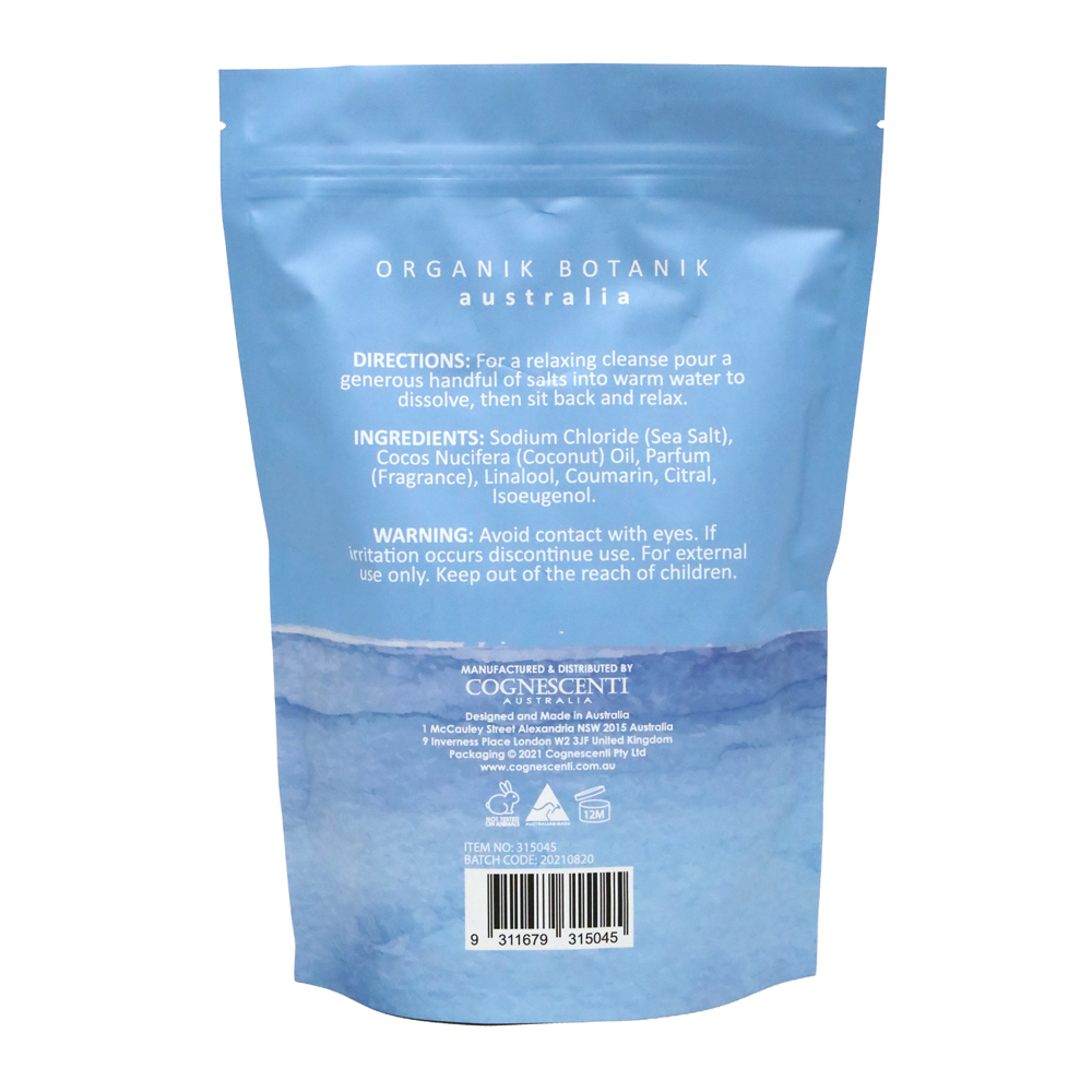 SPLOTCH BODY SEA SALT & PACIFIC COCONUT BATH SALTS